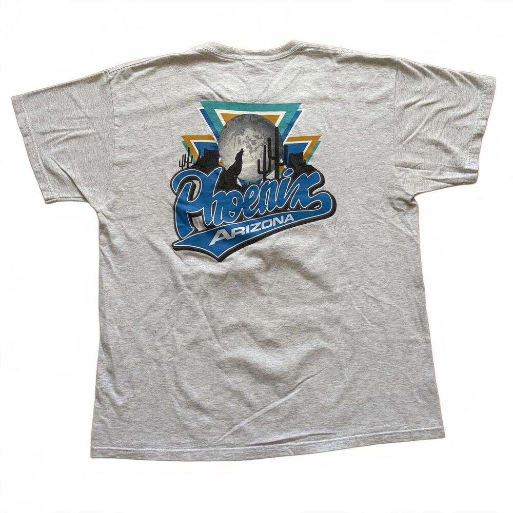 Vintage United Airlines UA Mileage Plus Promo T-Shirt Phoenix Arizona Men's XL